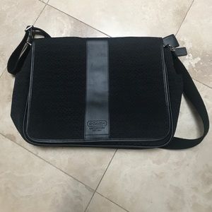 Coach laptop or diaper bag